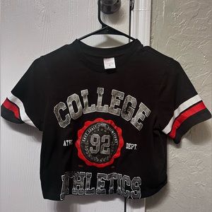 💜Black Cropped T-Shirt💜